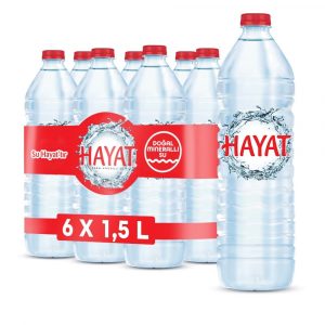 Hayat 1,5 Litre Pet Su 6 x10'lu Paket