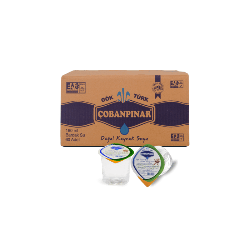 Çobanpınar Bardak su 180 ml (60 adet)